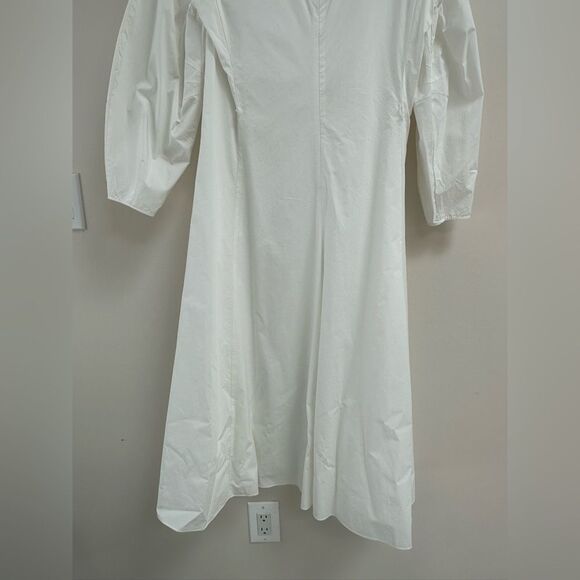 Beautiful Theory White Cotton/elastane Maxi Dress 6 - Picture 5 of 7